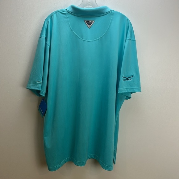 Columbia PFG Omni Shade Omni Wick Low Drag Polo XXL Performance Fishing … - Picture 2 of 14